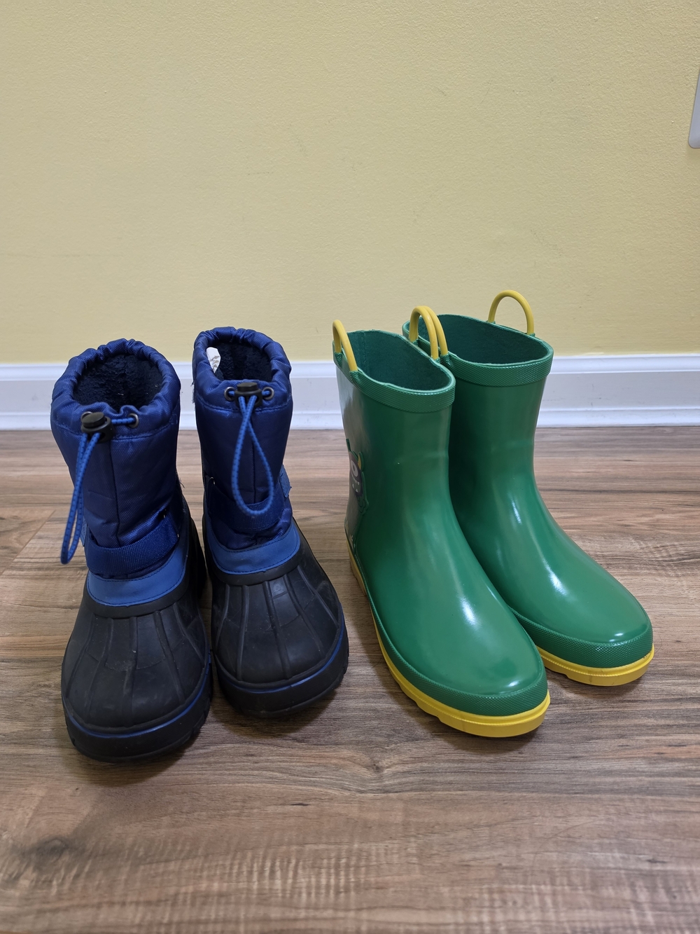 Lily & Dan children's rainboots + winter snow boots bundle
